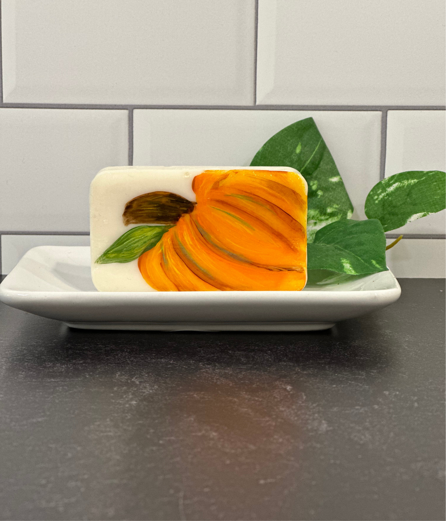 Top O' The Pumpkin Hand Painted Fall Soap