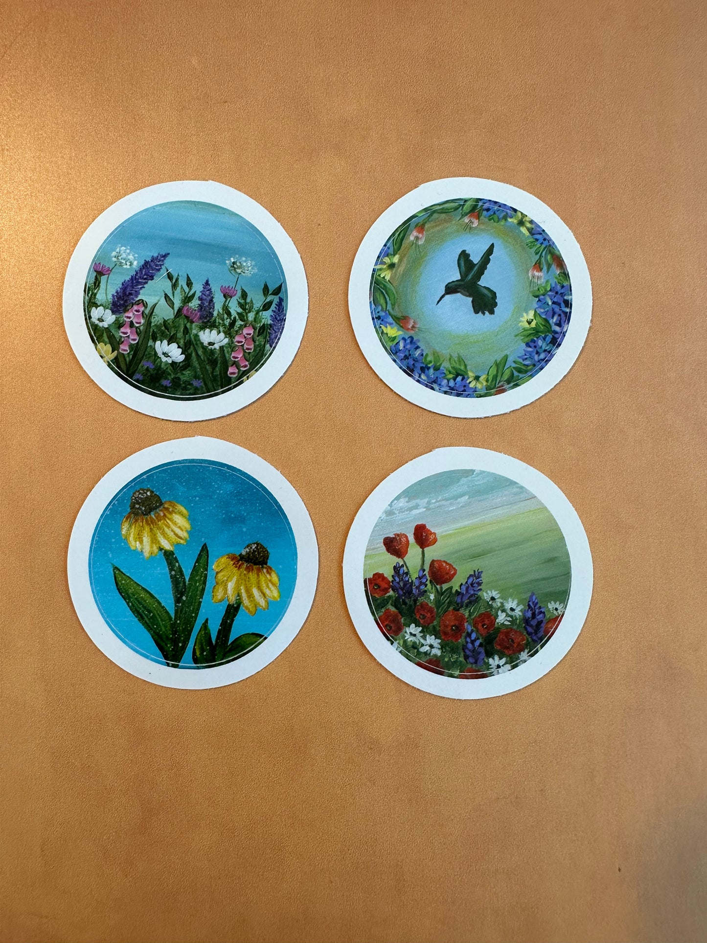 Wildflower Art Stickers