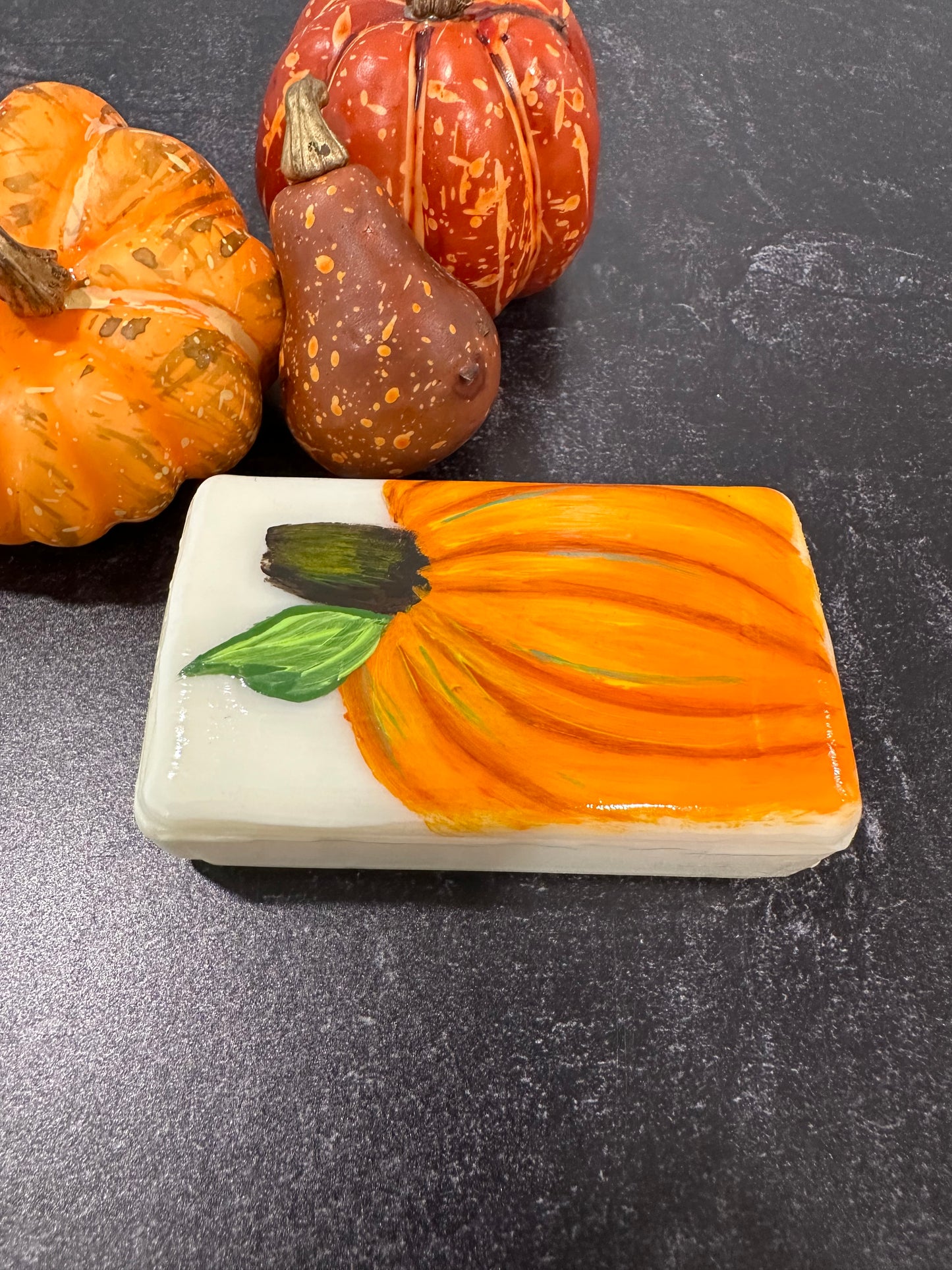 Top O' The Pumpkin Hand Painted Fall Soap
