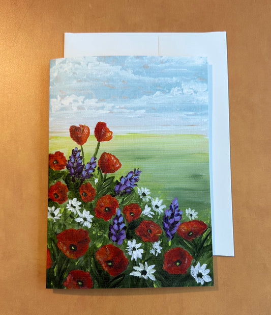 "Fields of Remembrance" Printed Fine Art Card